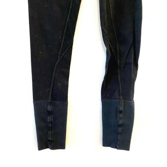 Rag & Bone Womens Equestrian Pants Black Stretch Flat Front Cotton Blend 28 - Picture 2 of 7